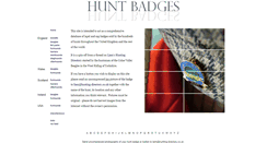 Desktop Screenshot of hunt-badges.co.uk