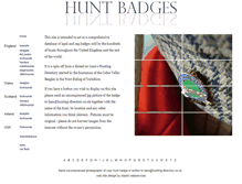 Tablet Screenshot of hunt-badges.co.uk